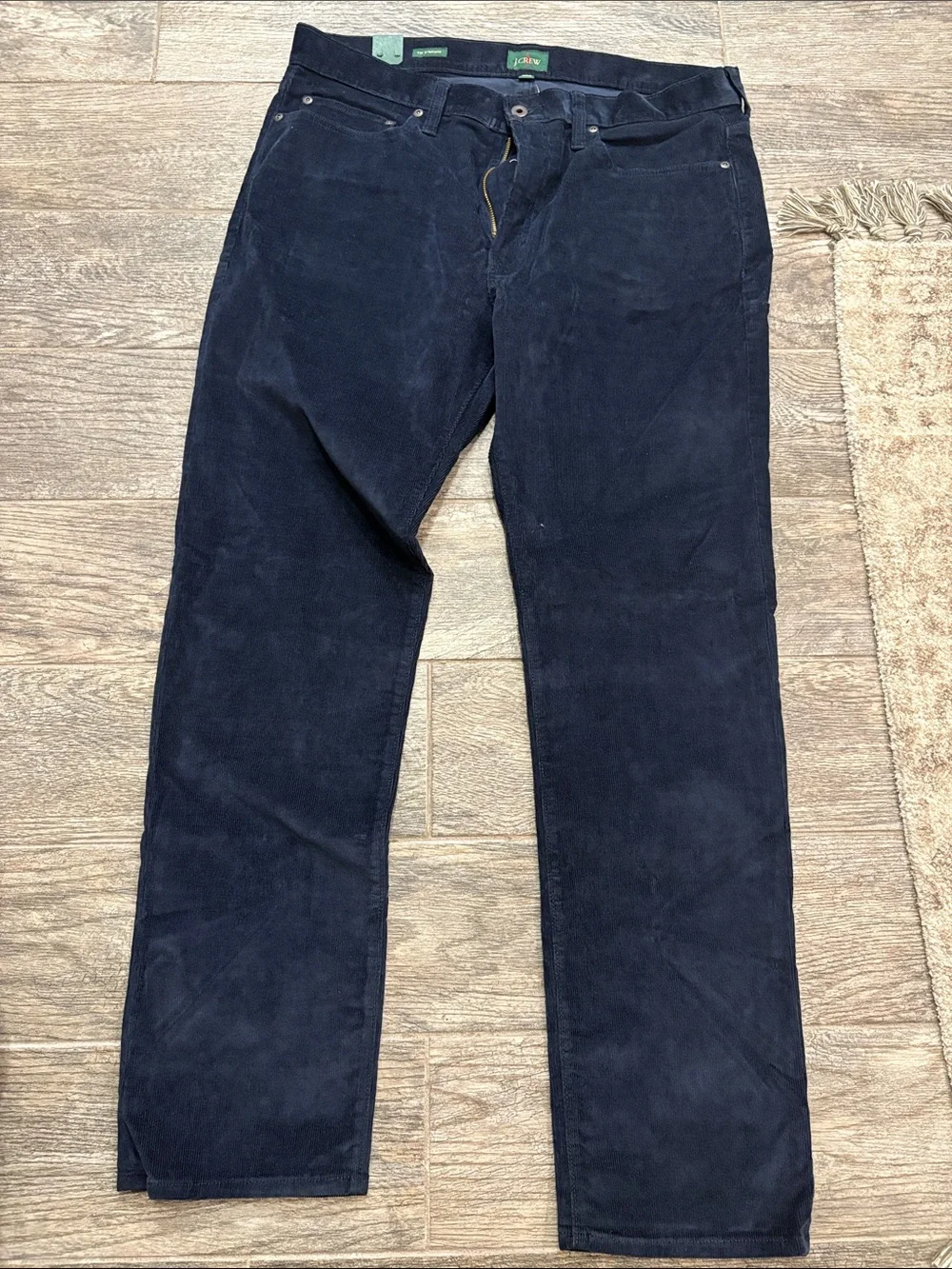 J. Crew Men's Navy Corduroy Pants Size 36 x 32